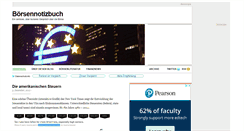 Desktop Screenshot of boersennotizbuch.de